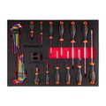FIXMAN Classic Line 7-Drawer Roller Cabinet with 133-Piece Mechanics Tool Set